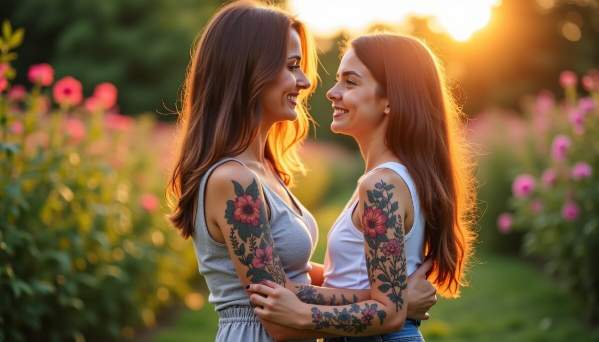 Tatouages mère-fille : 30 idées stylées et emplacements incontournables